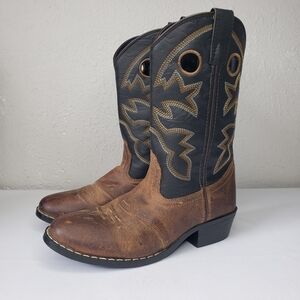 Cody James Women's Two-Tone Western Heeled Boots Size 7 US